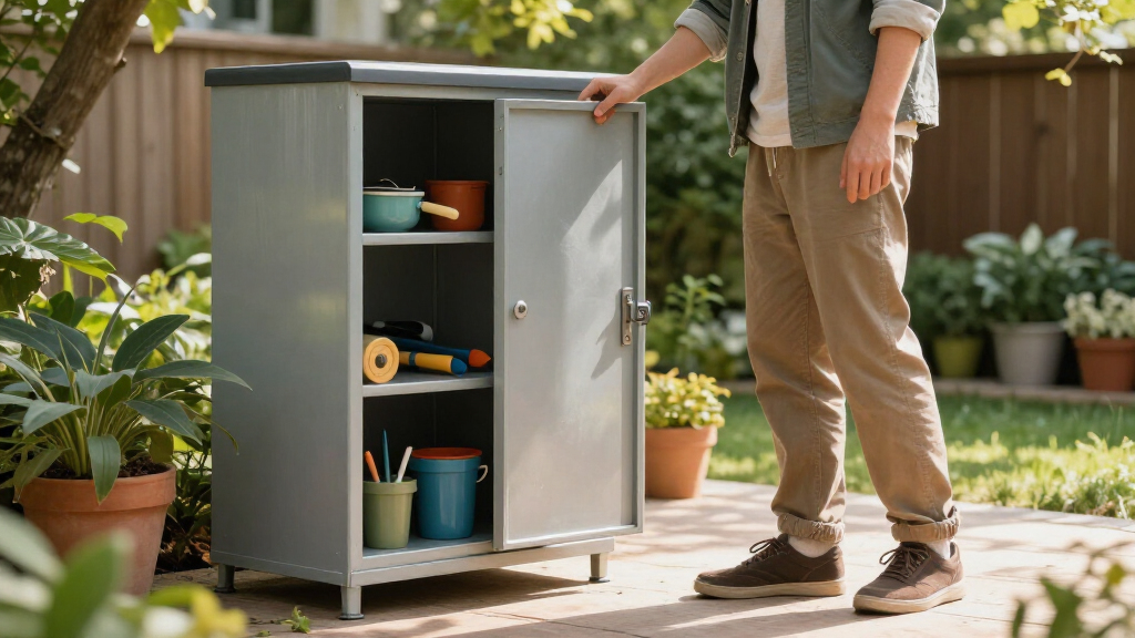 outdoor storage cabinet weatherproof