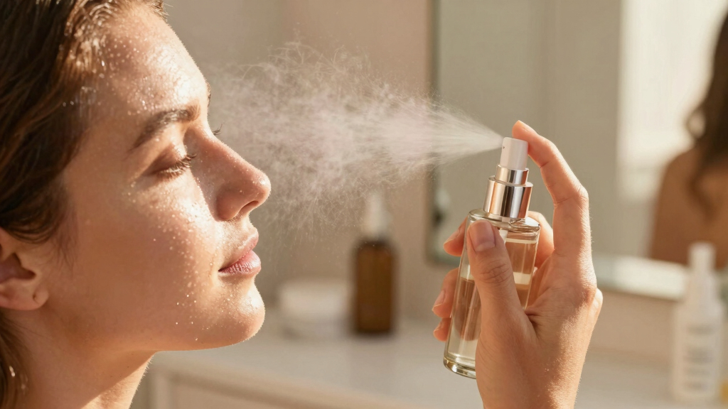 luxury setting sprays dewy finish