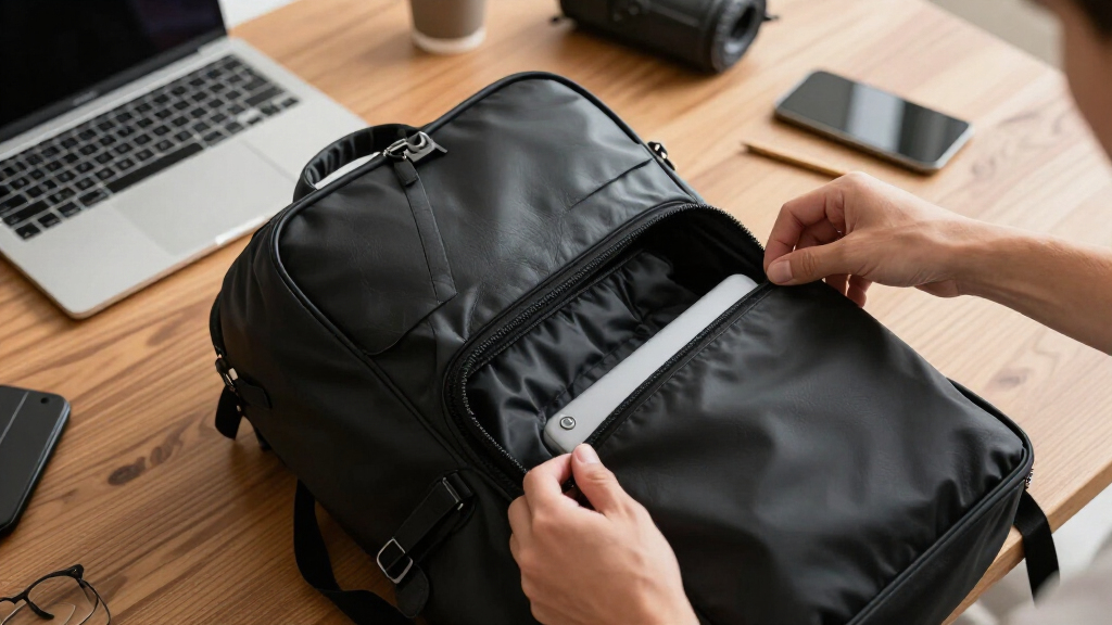 luxury travel backpacks with laptop sleeve