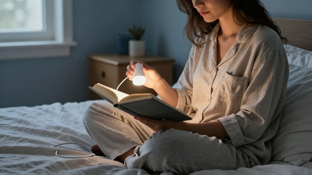 rechargeable book lights clip on