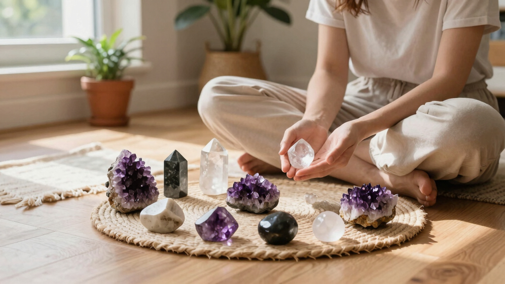 crystal healing sets