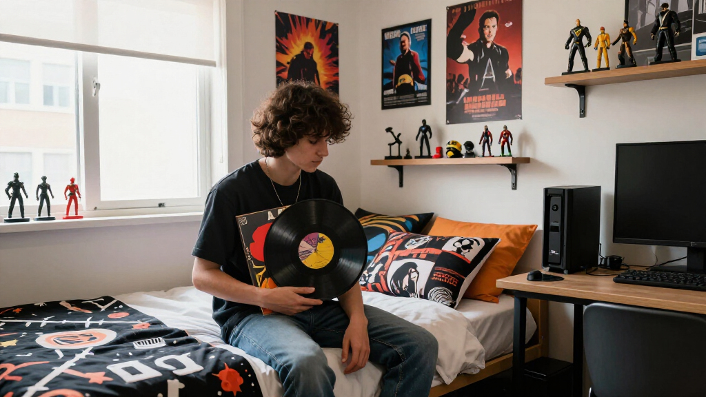 pop culture themed dorm room decor