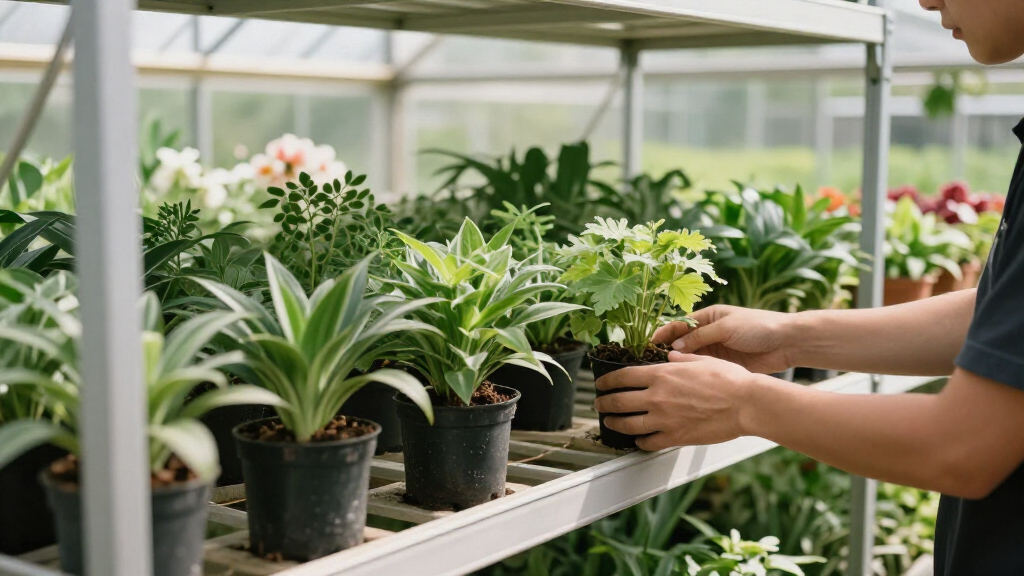 greenhouse shelving storage