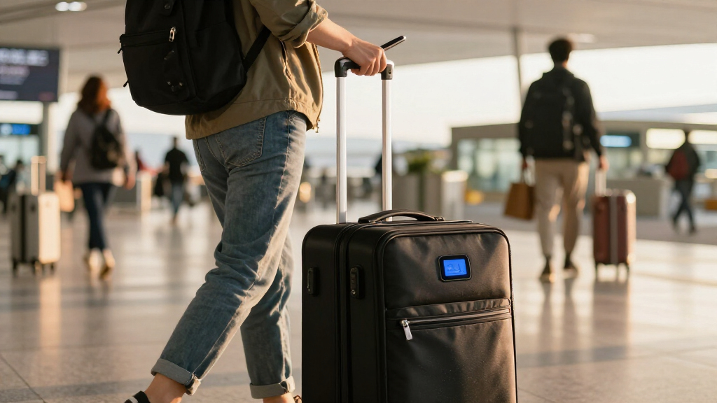 smart luggage with gps tracking