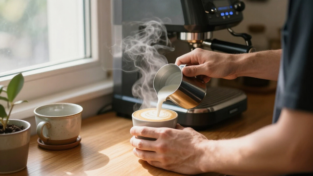 espresso machine for latte and cappuccino