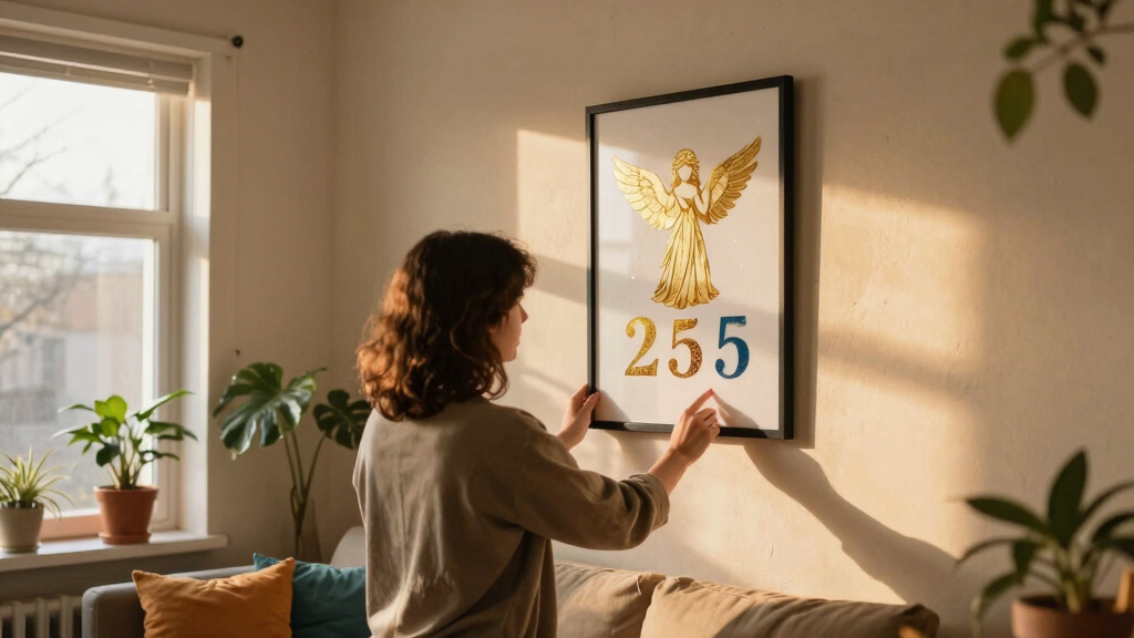 angel number wall art