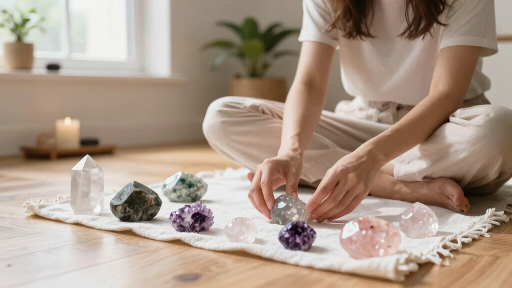 crystal healing sets