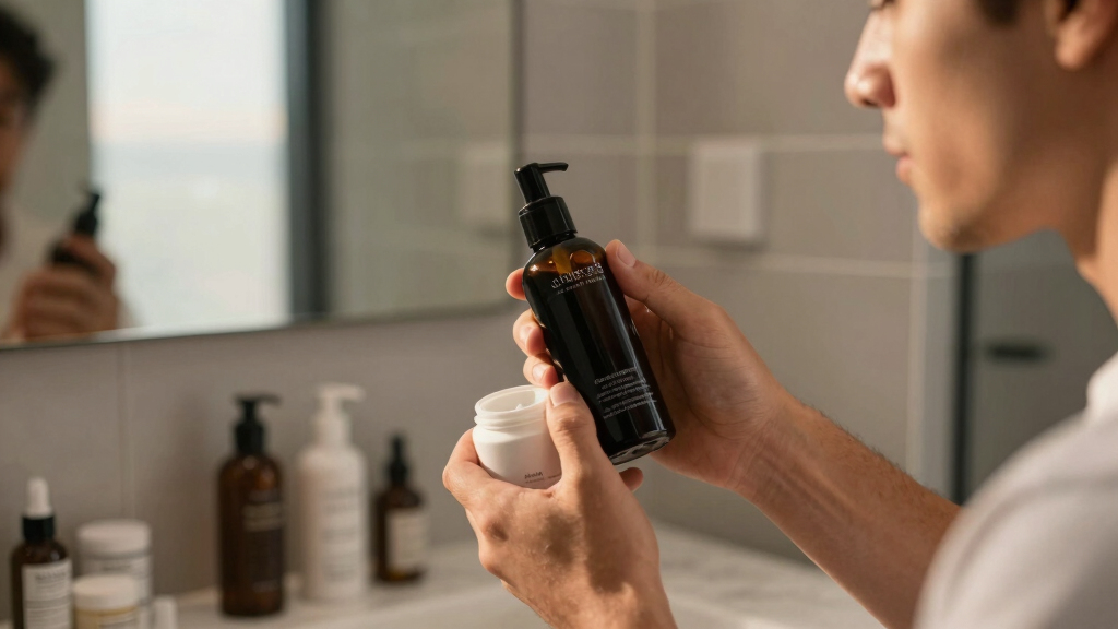 skincare products for men's grooming