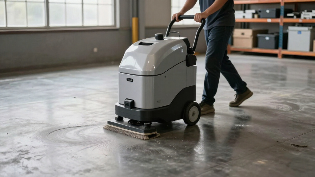 best commercial floor scrubber