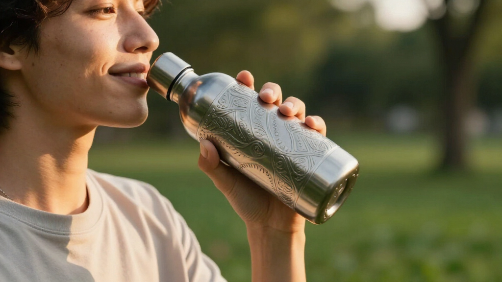 stainless boho water bottles
