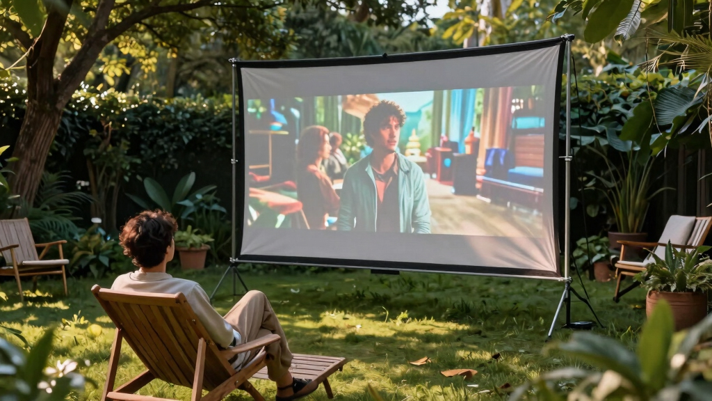 best outdoor movie screens