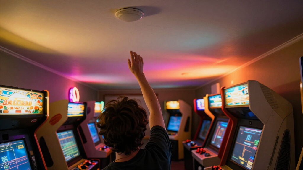 best arcade room ceiling lights
