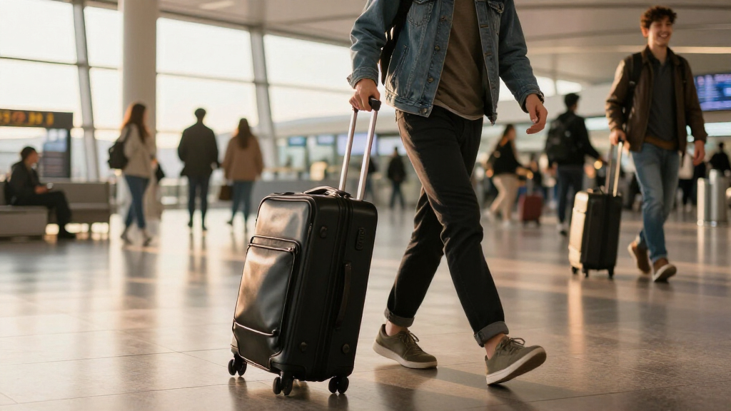 premium underseat rolling luggage for airlines