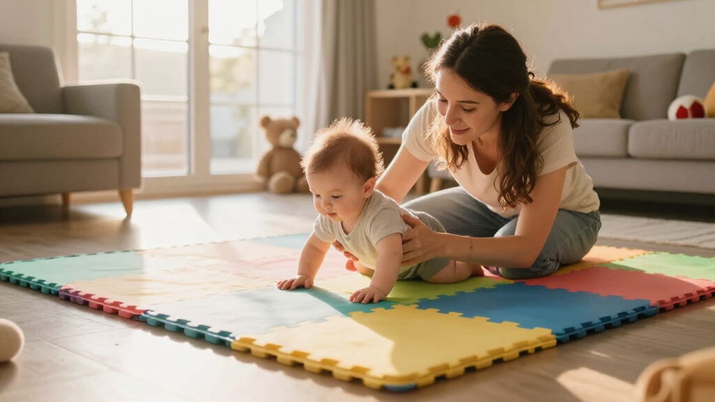foam play mat for baby safe