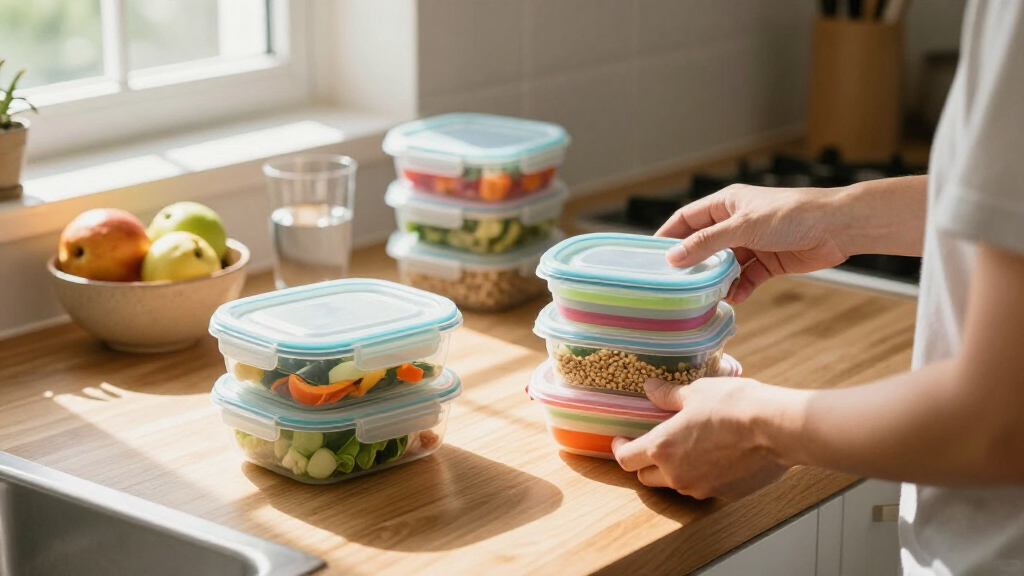collapsible silicone food containers