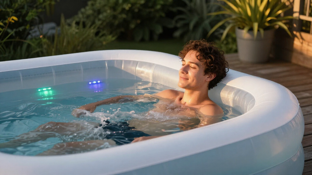 inflatable hot tub
