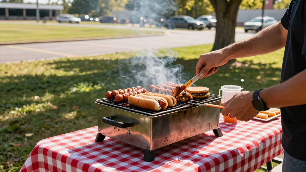 portable tailgating grills