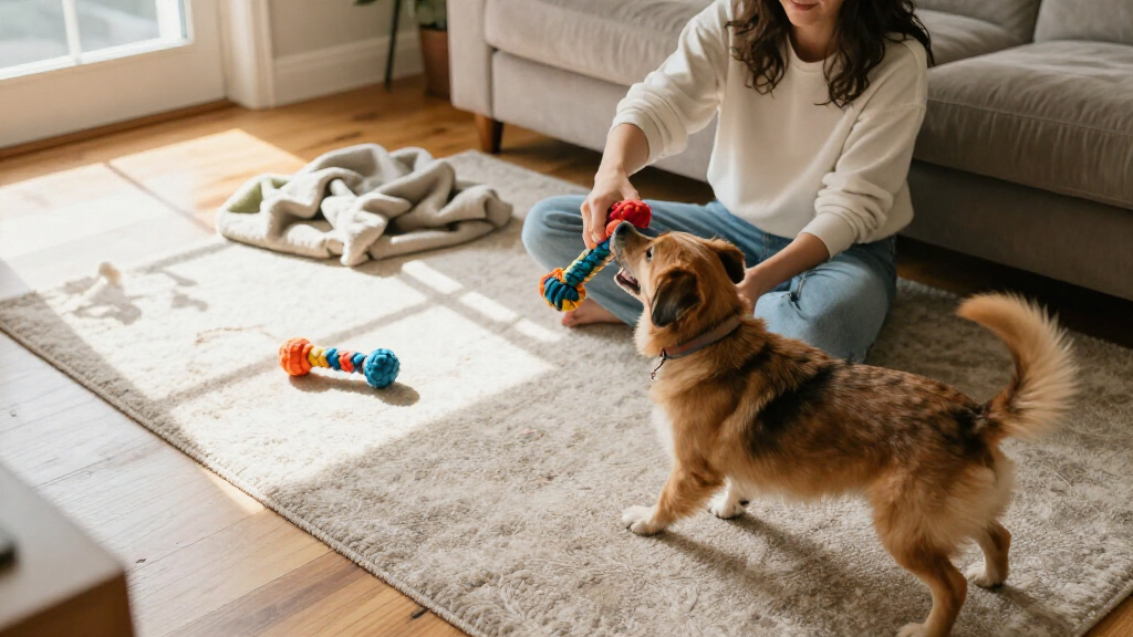 dog toys for playing tug fetch and chewing