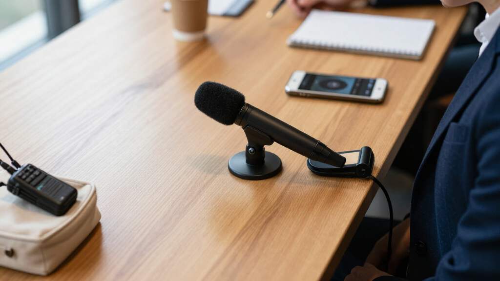 lapel microphone kit for training sessions