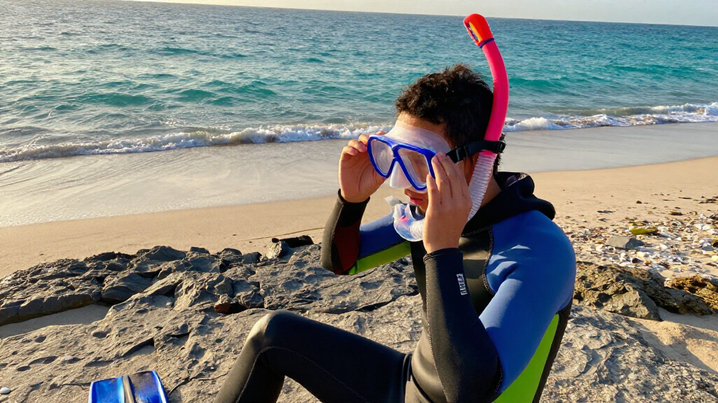 dive masks and snorkels