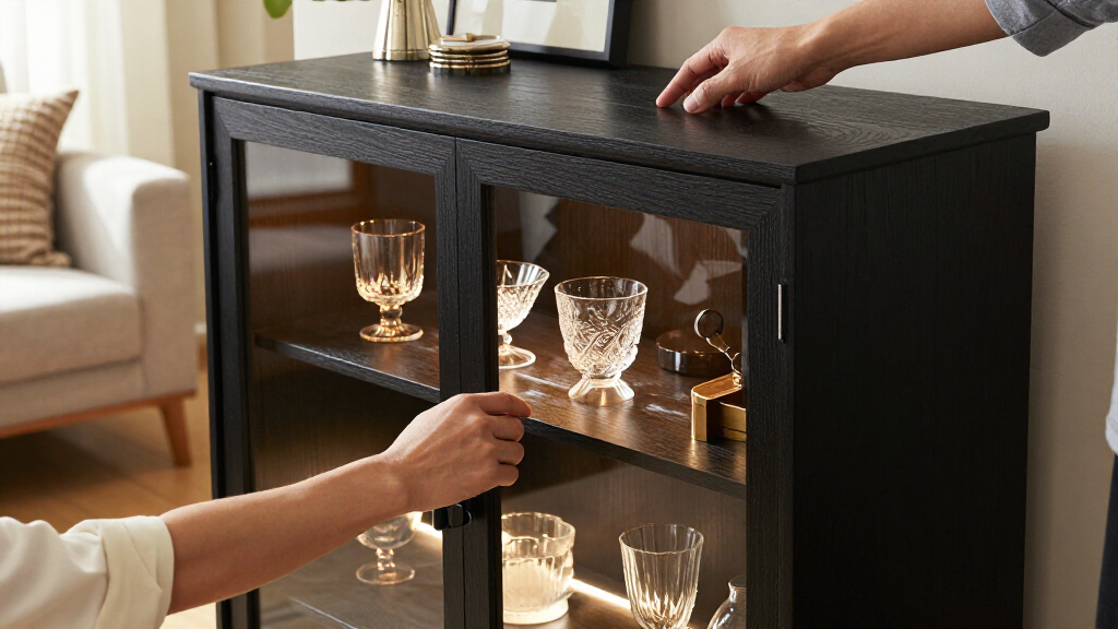 best curio cabinet modern premium