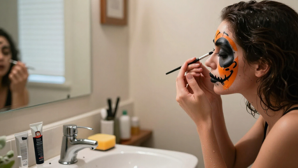 waterproof Halloween face paint