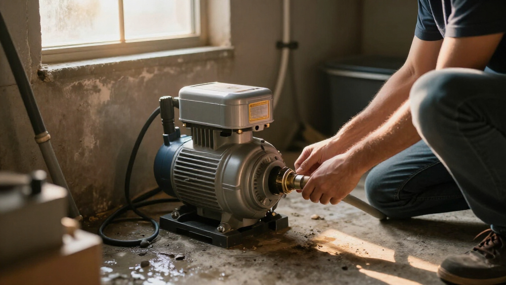 water powered backup sump pump