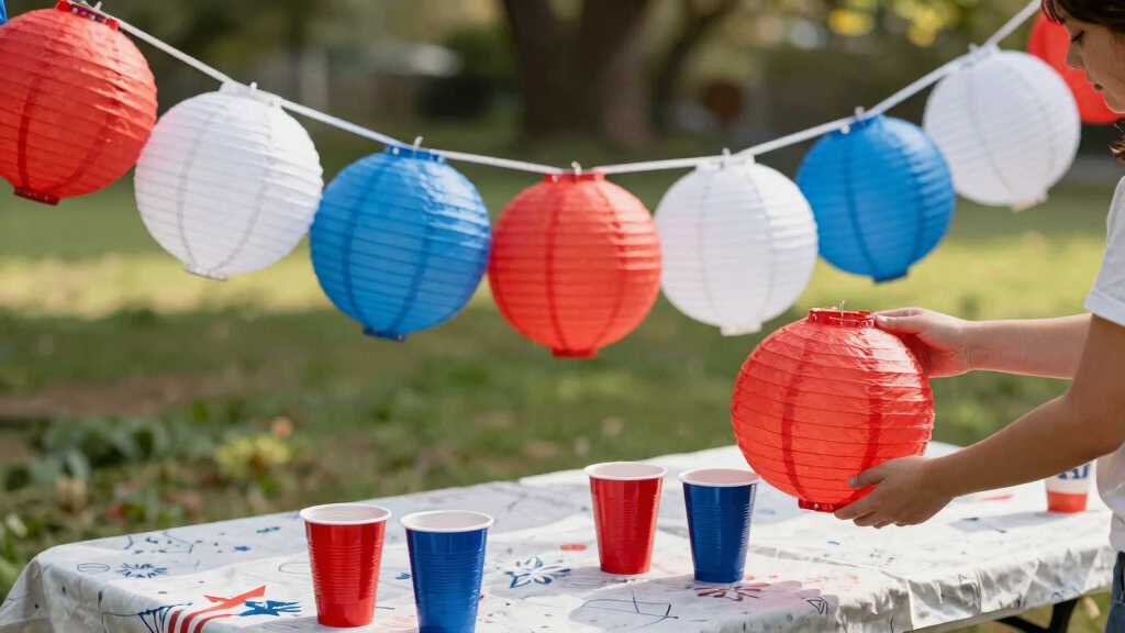 patriotic outdoor party supplies