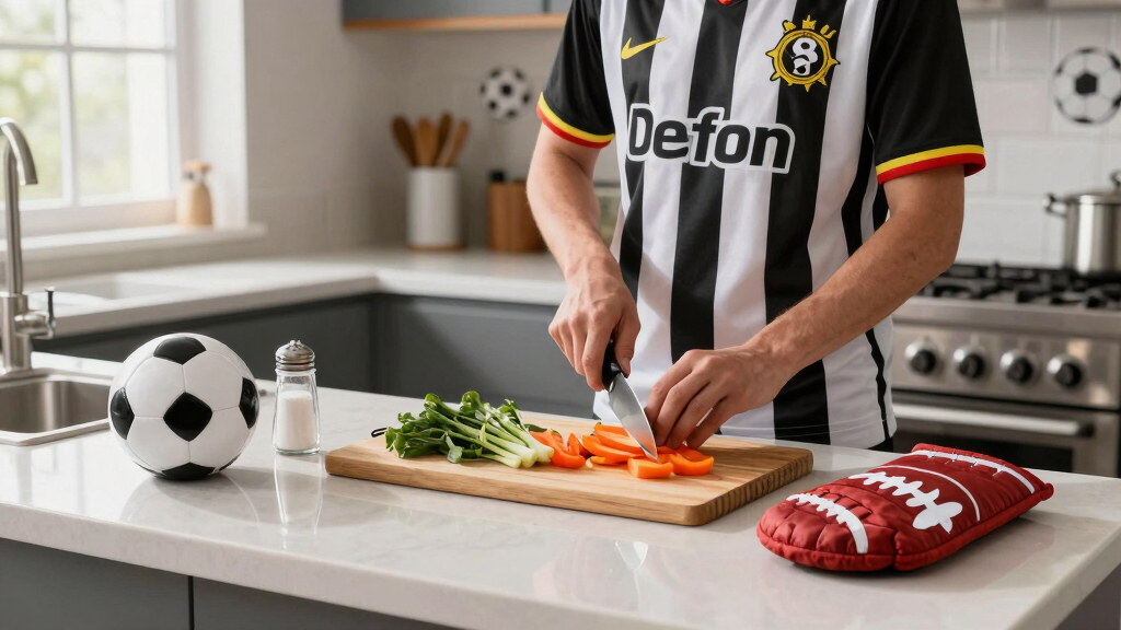 soccer-themed kitchen accessories