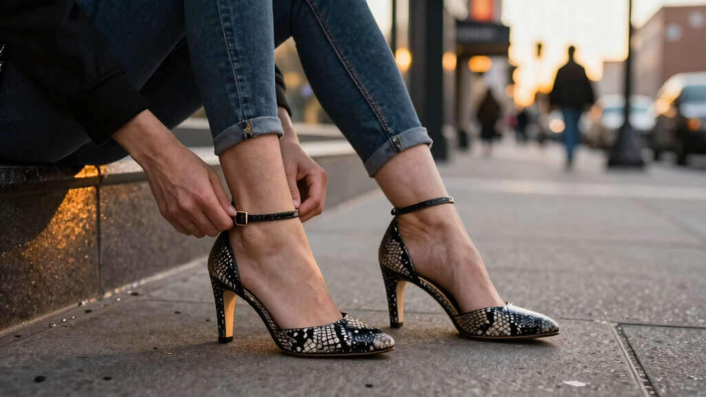 best snakeskin heels