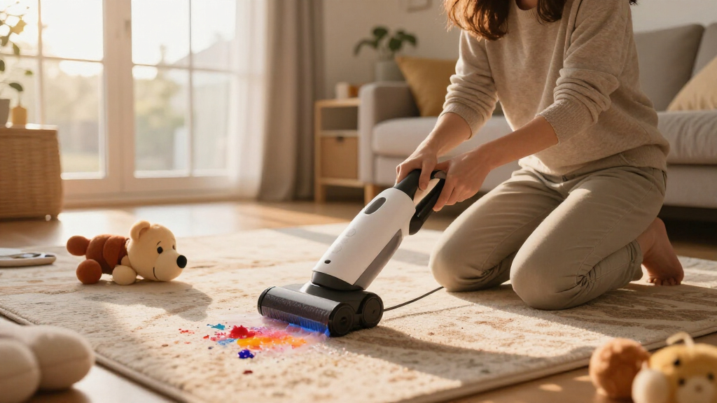 portable carpet cleaner for kids messes