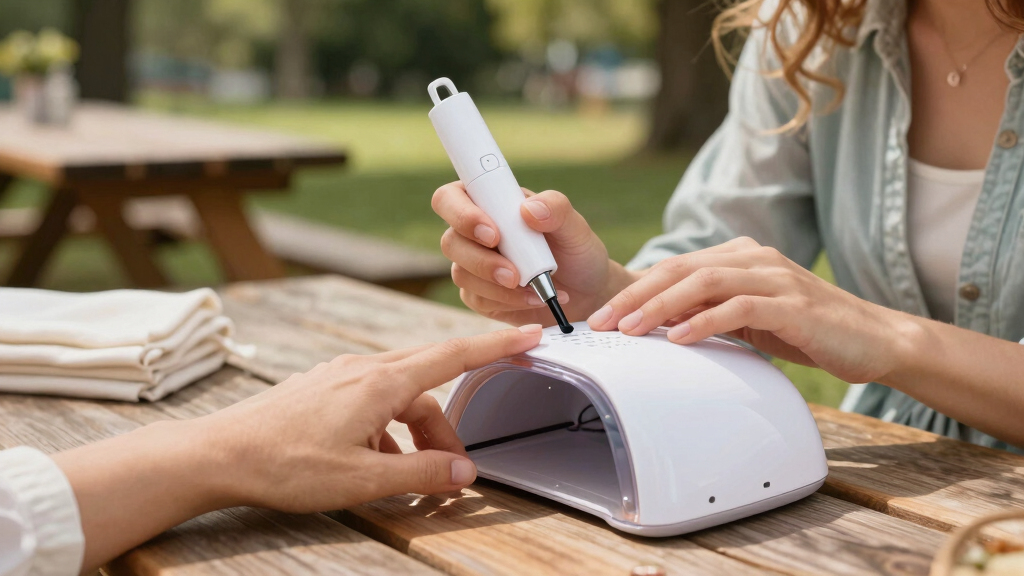 Portable LED nail lamp