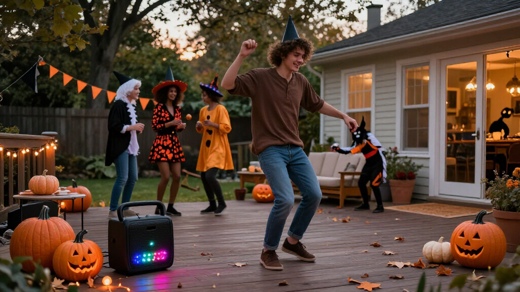 wireless party speakers for halloween