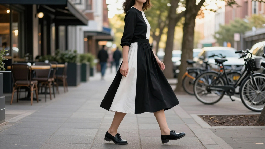 best monochrome dresses