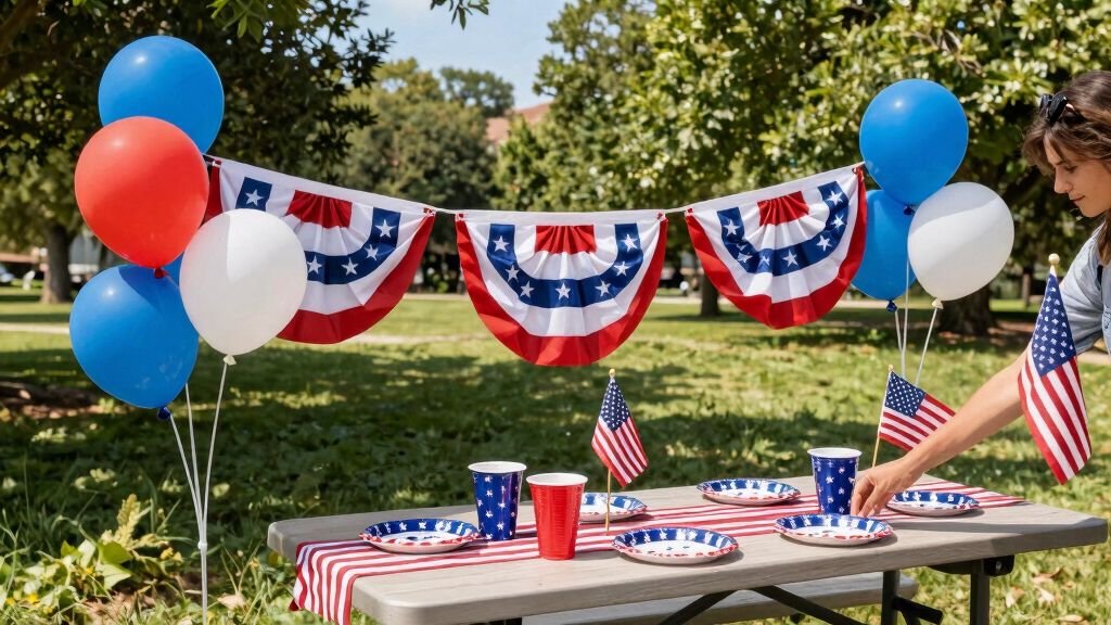 patriotic outdoor party supplies