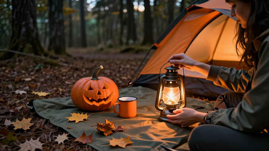 Halloween camping lanterns