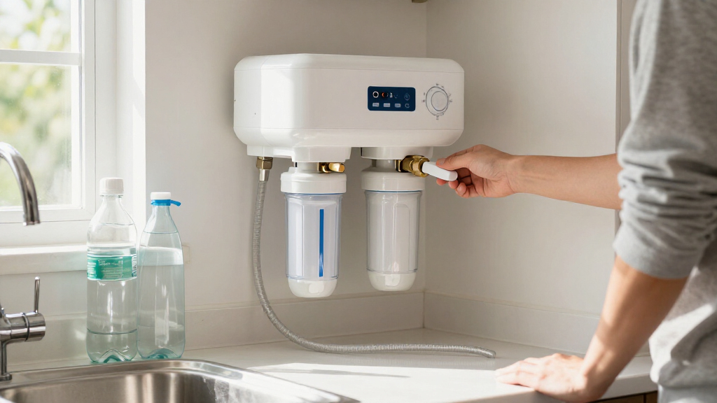 whole house water filter and softener combo