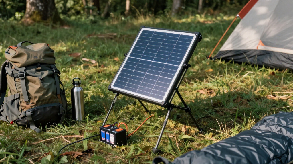 best portable solar panel stands for campsites