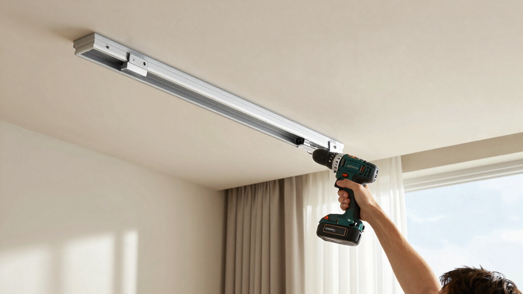 best smart curtain tracks ceiling mount