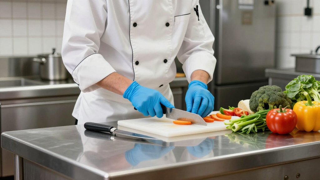 stainless steel prep table for processing