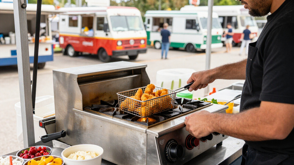 best 40 lb gas fryer for food truck