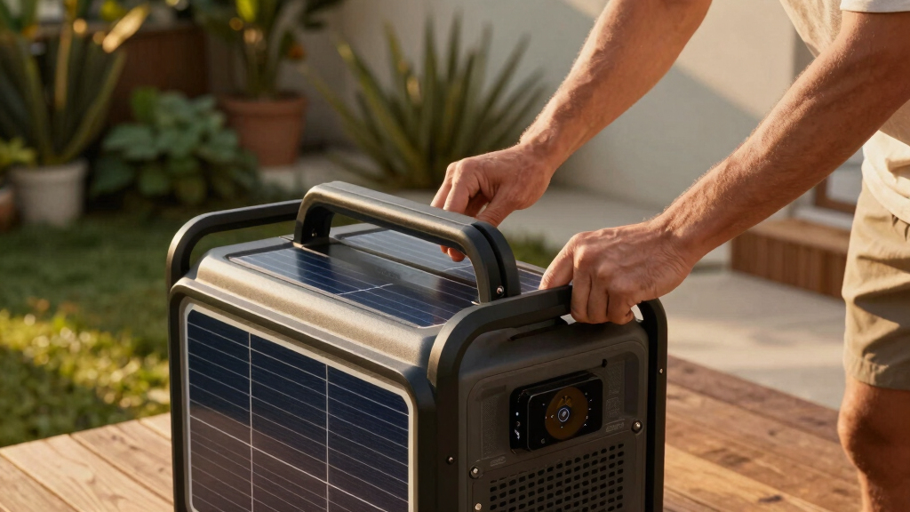 solar-powered outdoor generators