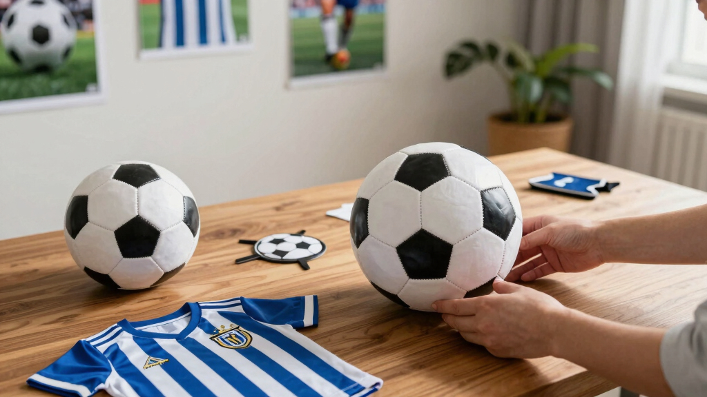 soccer-themed home decor
