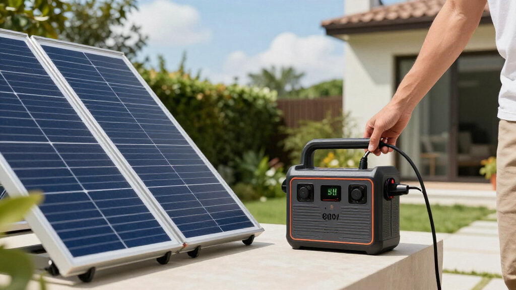 power station with solar input 800w