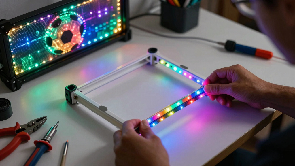 soccer fan LED light displays
