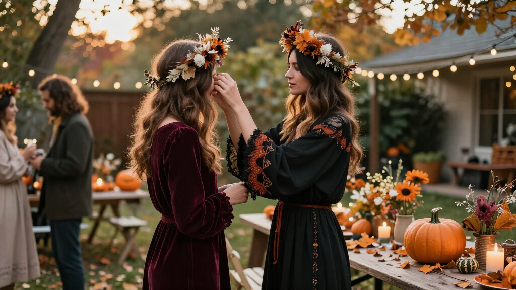 Halloween boho costume dresses