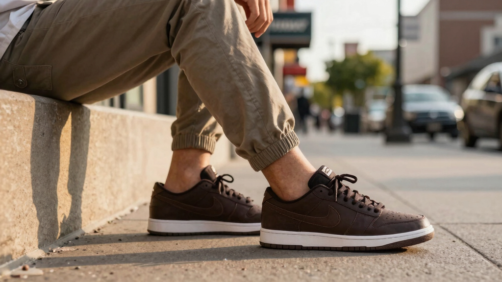 best chocolate-colored Nike sneakers