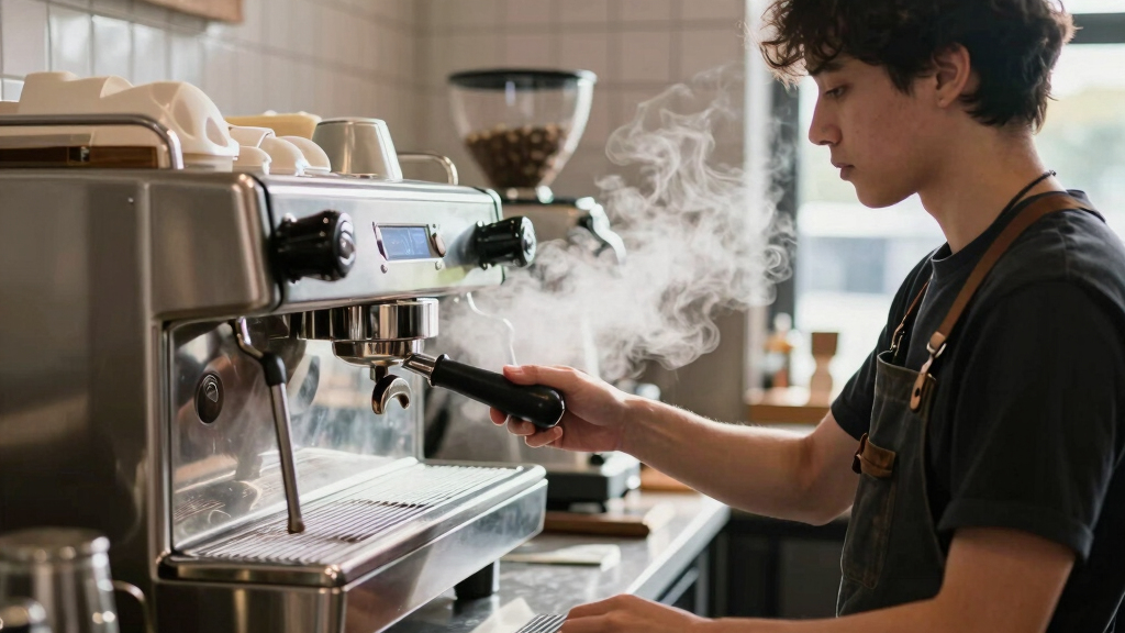 best flow control espresso machine with strong steam power