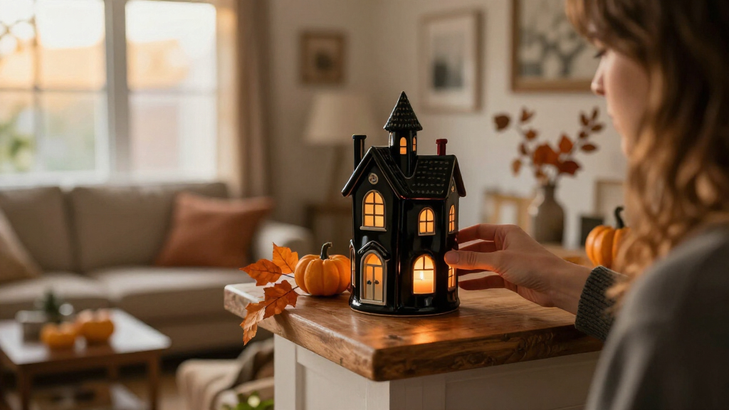 Halloween decorative candle holders