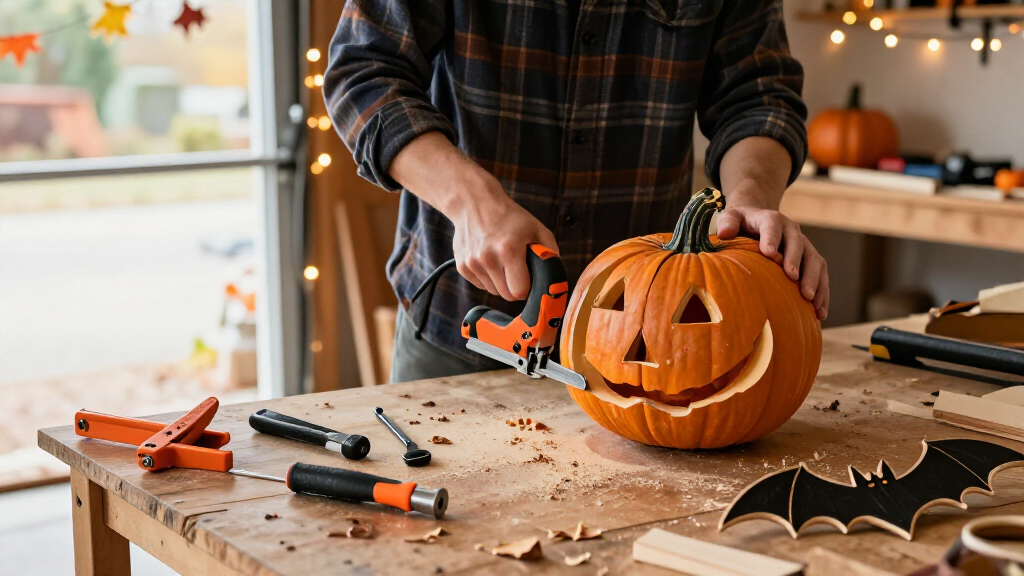 Halloween woodworking tools